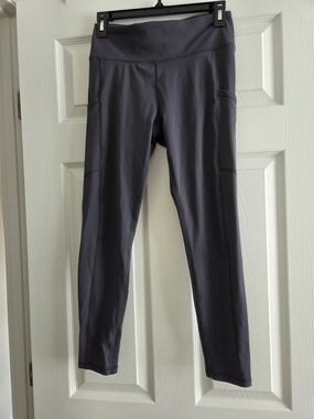 Fabletics Charcoal High-Rise Performance Leggings
